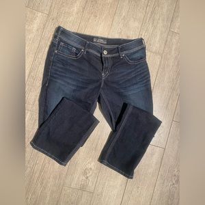 Silver Suki Straight Jean Size 32